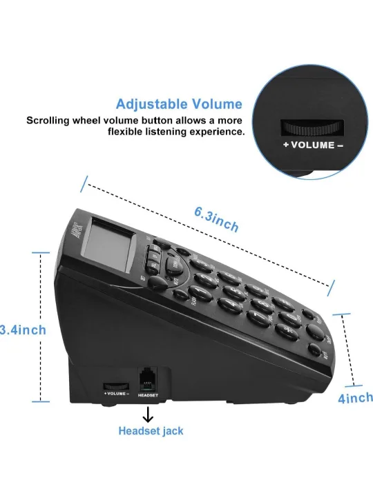 Call Center Dial Pad Headset Telephone System image indicator(3)