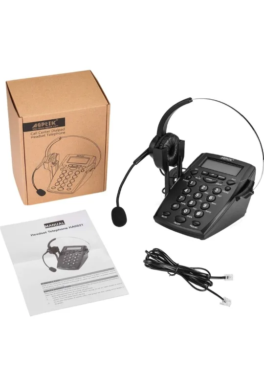 Call Center Dial Pad Headset Telephone System image indicator(7)