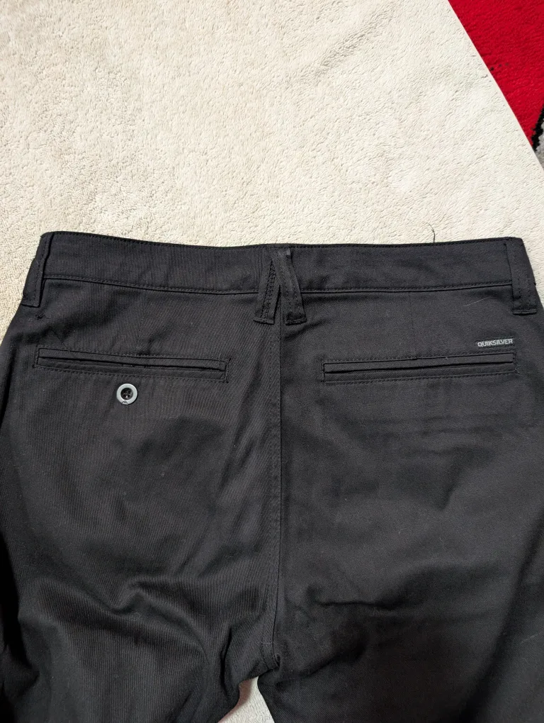 Men's Quiksilver Black Pants Size 30x30 image indicator(3)