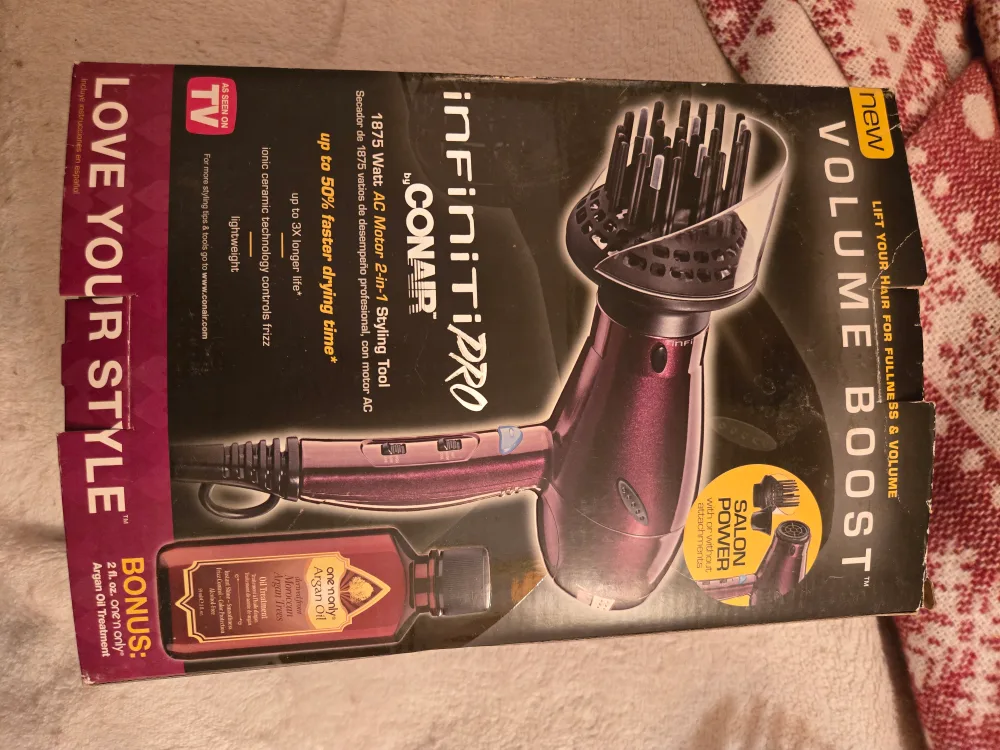 BRAND NEW! Conair Infiniti Pro Volume Boost Hair Dryer image indicator(2)