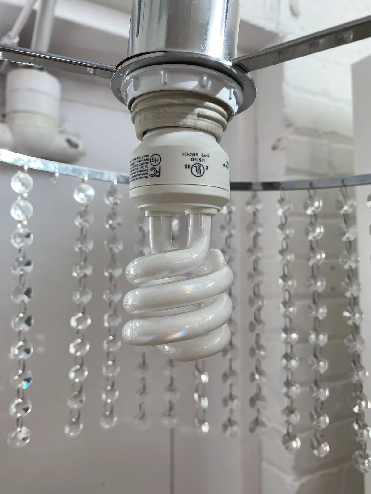 Gorgeous standing lamp with crystal beads image indicator(4)