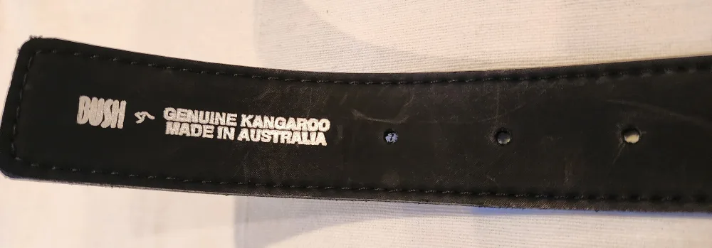 Bush Black Leather Belt image indicator(6)