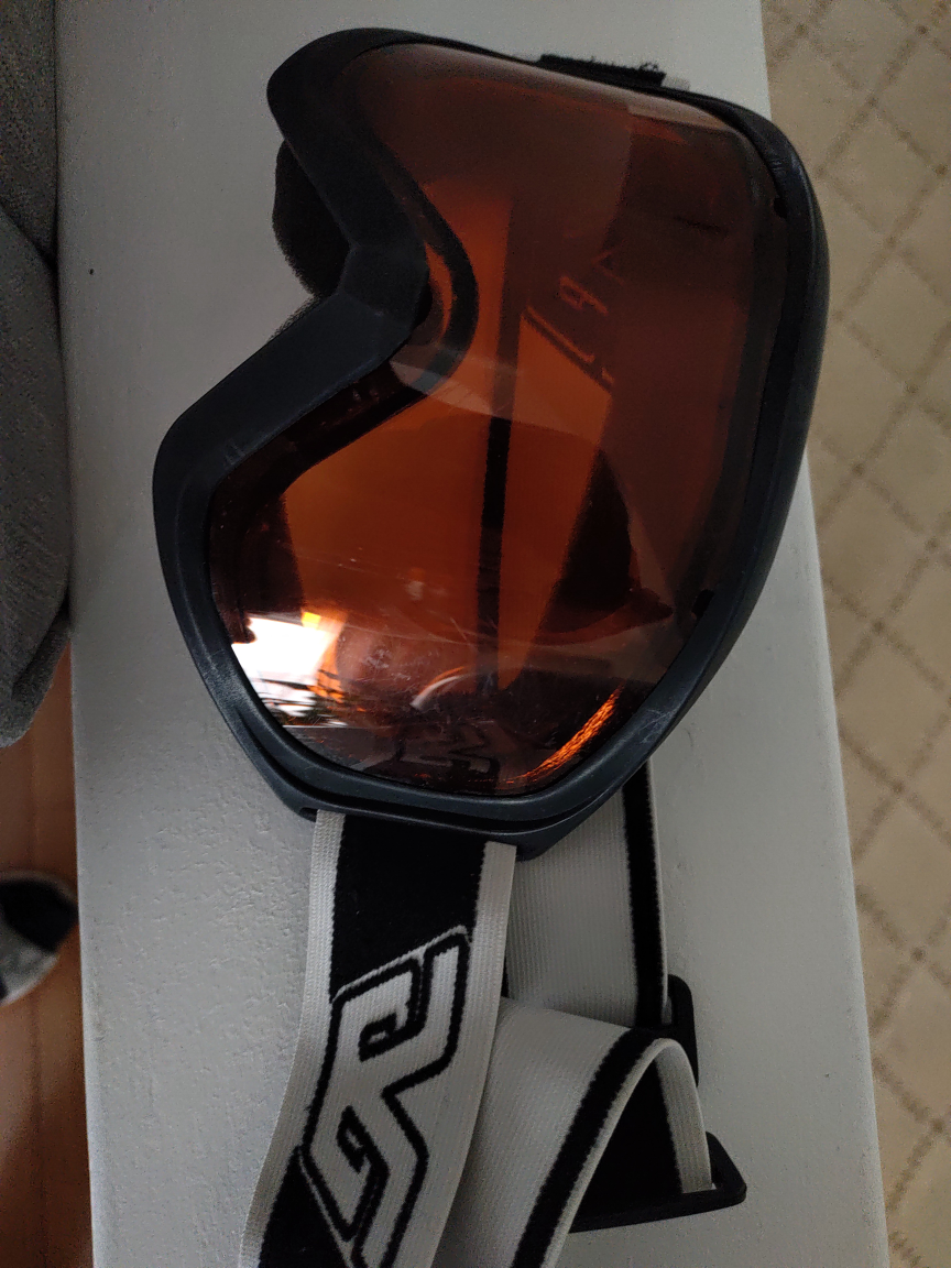 Adult Snow Goggles with Amber Lenses