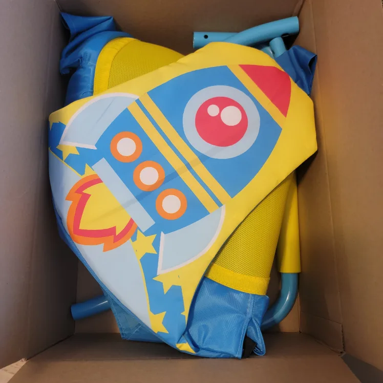 LANGXUN Rocket Toddler Trampoline image indicator(3)