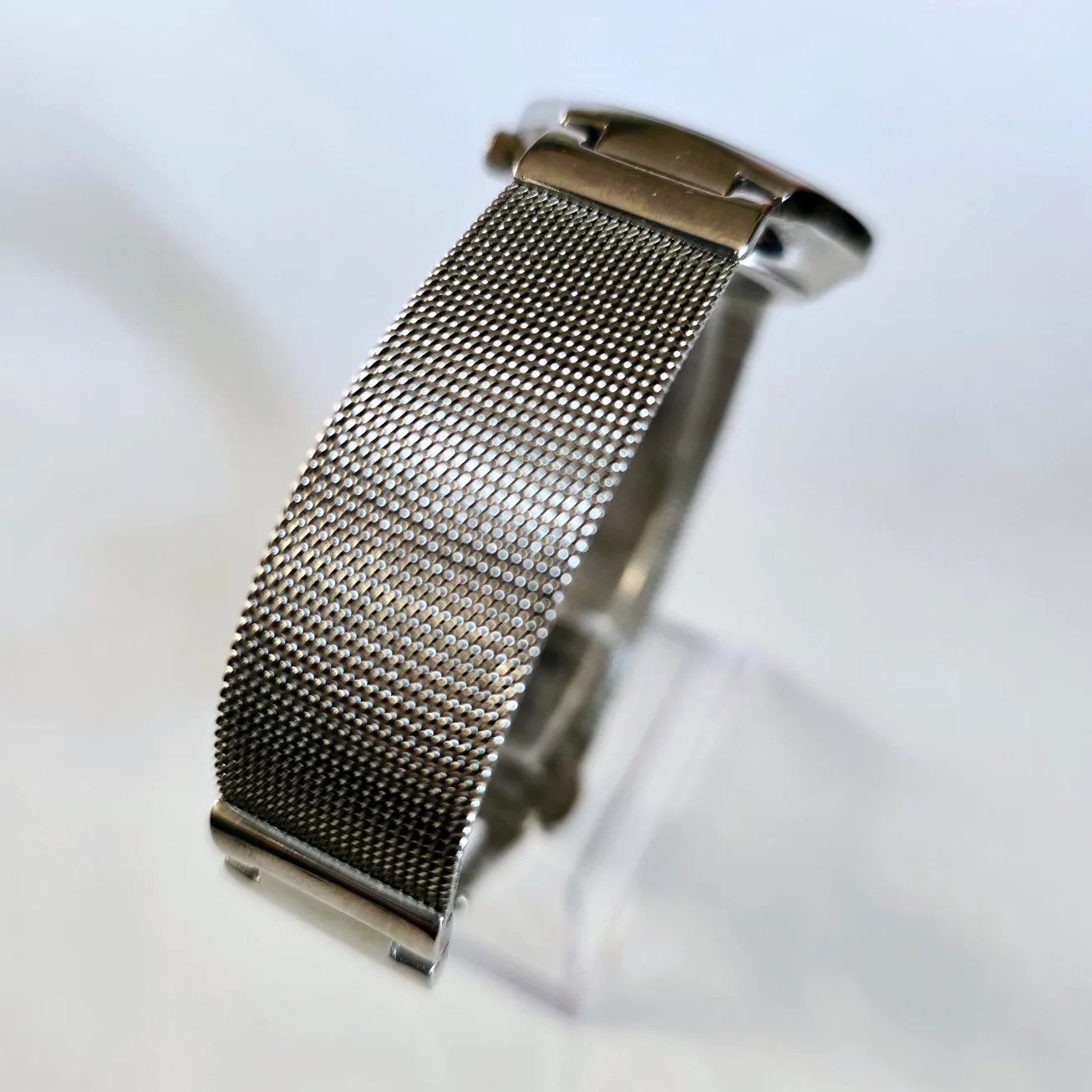 Disney Parks Exclusive Metallic Silver Mickey Watch image indicator(7)