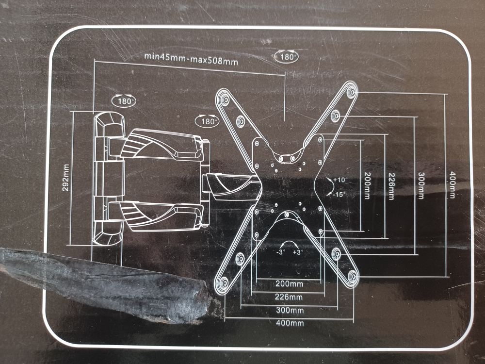 TV Full Motion Wall Mount - photo 3
