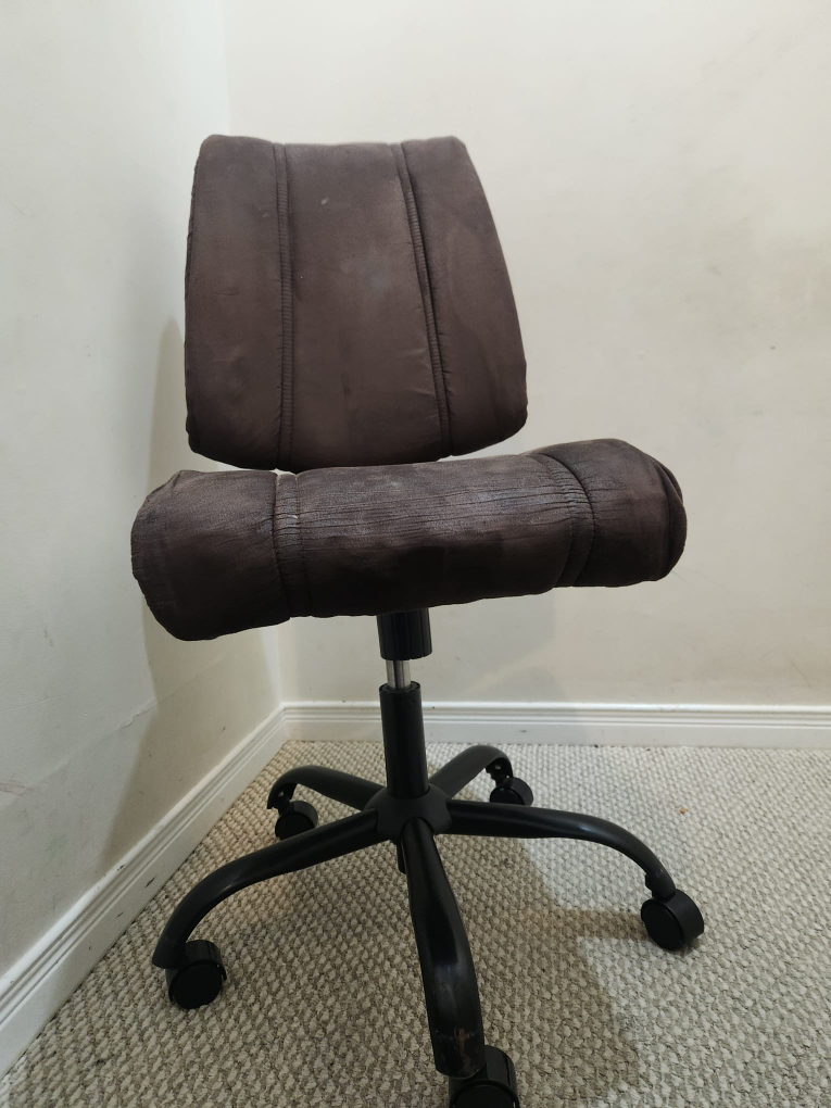 Brown Office Chair with Minor Damage