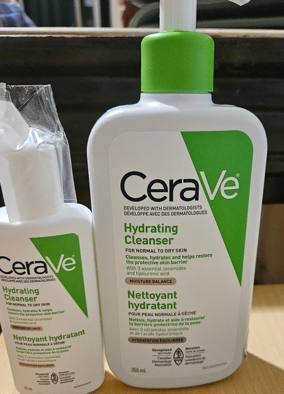 BN)2 Cerave Hydrating Cleanser 355ml + Travel Size thumbnail