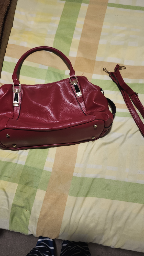 Red Leather Handbag