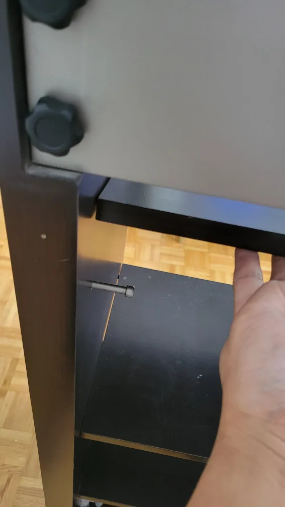 Dark Brown Wooden Storage Unit with Shelves image indicator(6)