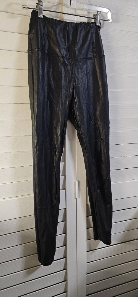Wilfred Free Black  Leather Leggings - Size XS