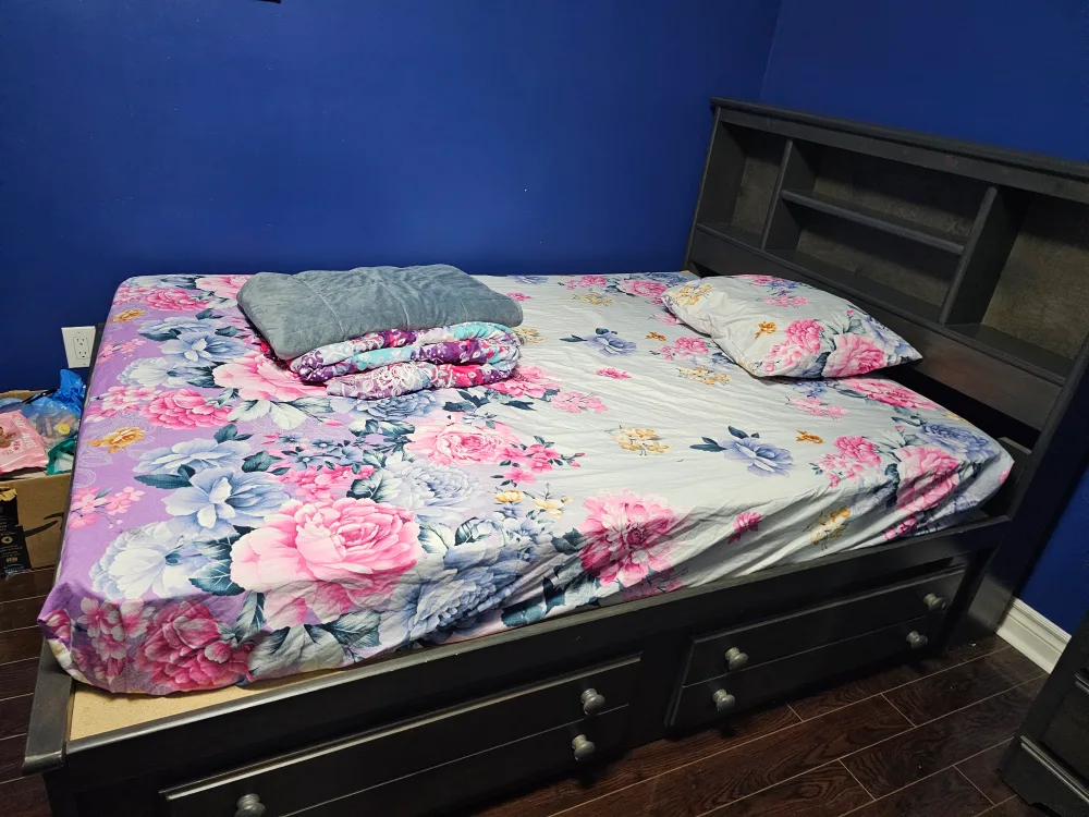 Double Bed Frame with Storage Drawers thumbnail