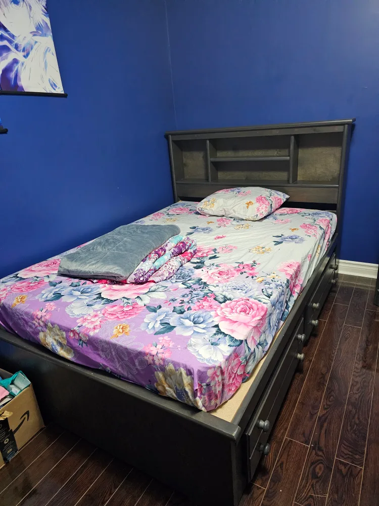 Double Bed Frame with Storage Drawers image indicator(4)