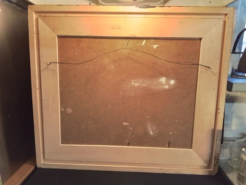 Framed Mountain Oil Painting by Alice Lindsay image indicator(7)