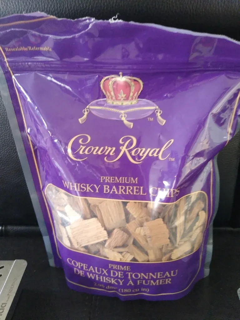 BBQ Bundle - SS Smoker box and Crown Royal  Whisky Barrel Chips image indicator(3)