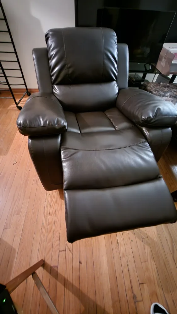 Brown Leather Recliner image indicator(2)