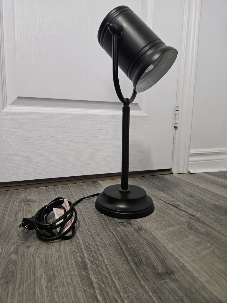 Black Metal Desk Lamp - photo 2
