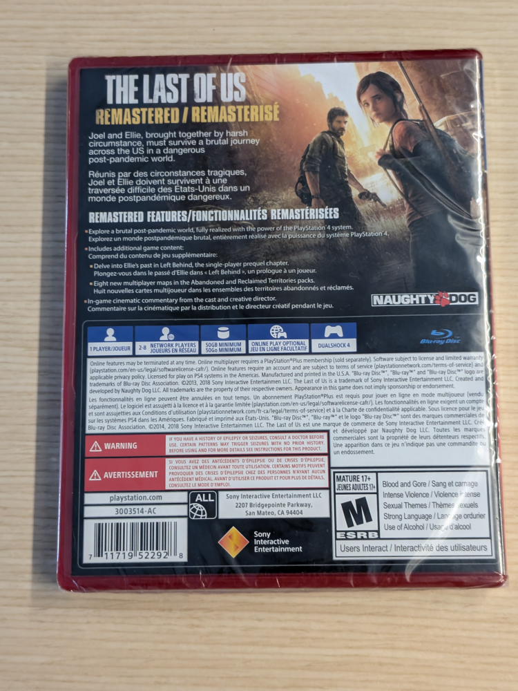 The Last of Us Remastered PS4/PS5 - photo 2