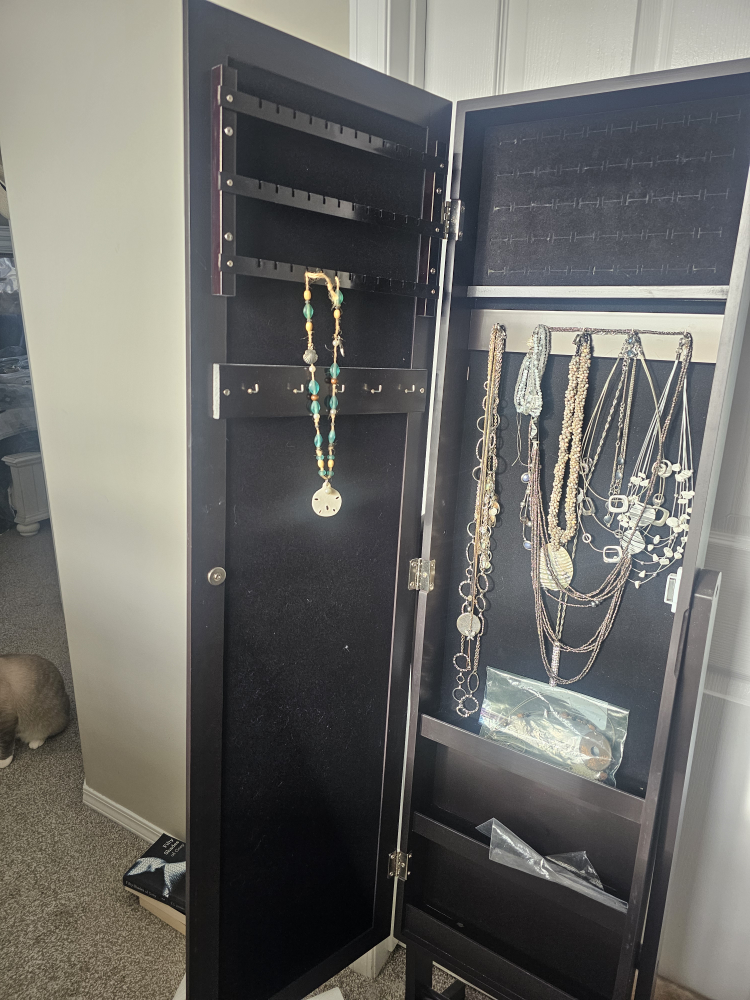 Jewelry Armoire with Mirror - photo 2