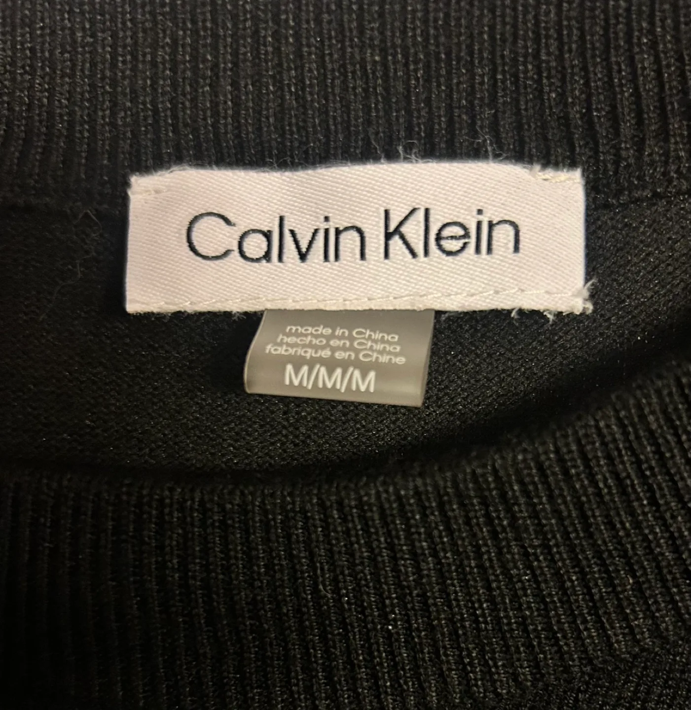 Calvin Klein Black Sweater Dress image indicator(2)