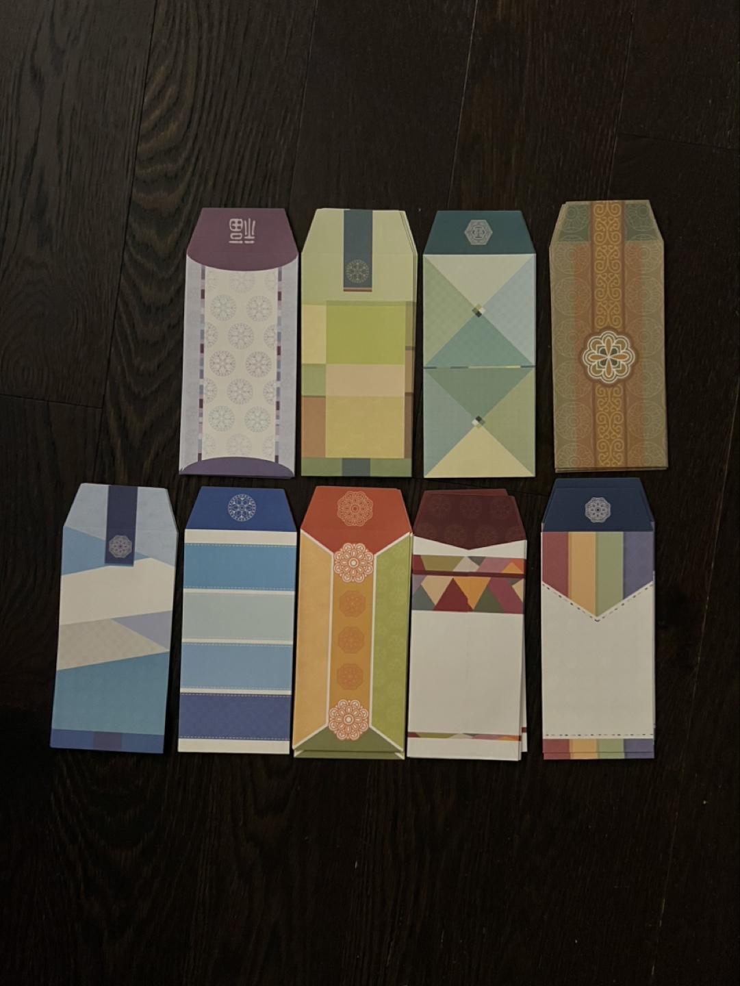 Set of 9 Envelopes with 4 each