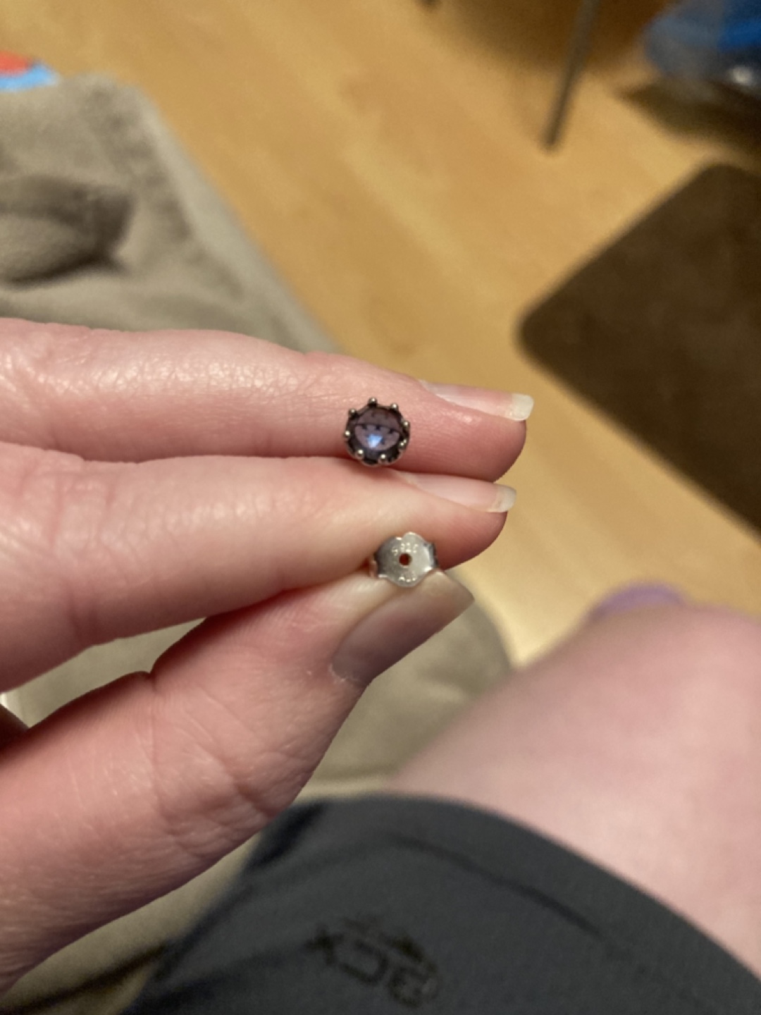Pandora Blue Stone Stud Earrings - photo 3