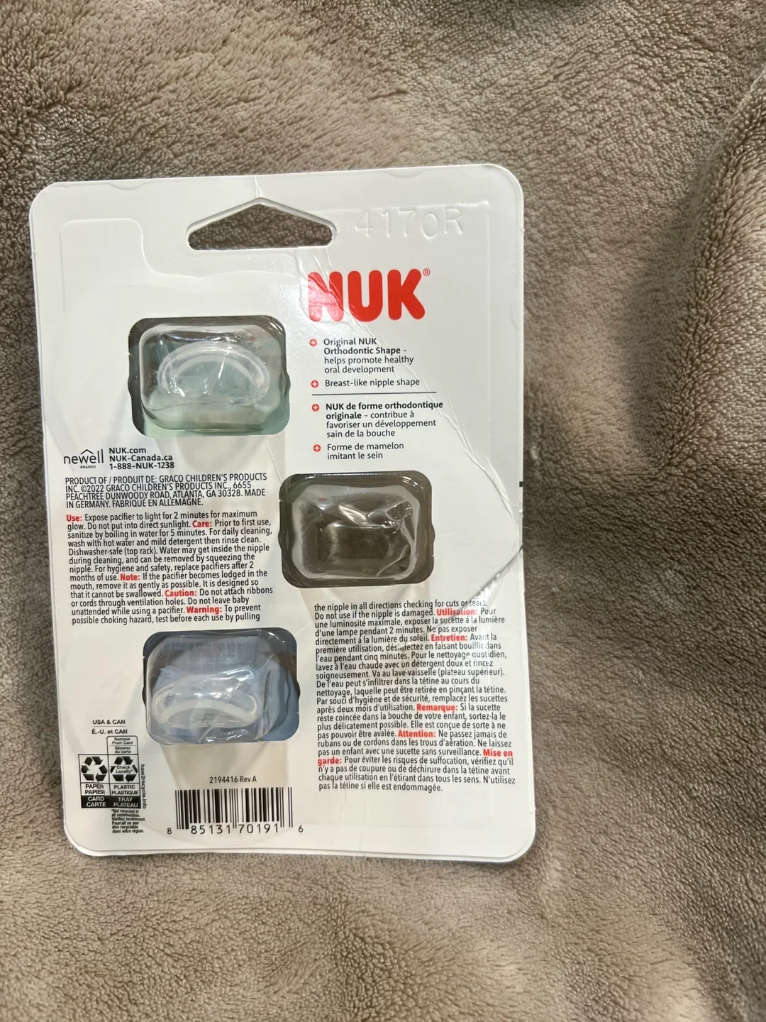 NUK Orthodontic Pacifier 18-36 Months 2 Pack image indicator(2)