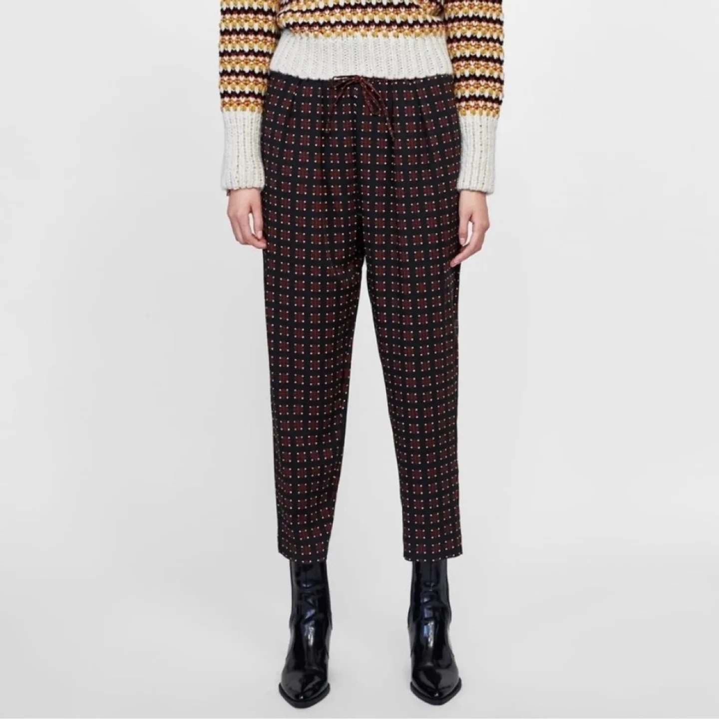 Zara Glen 899 Printed Pants image indicator(2)