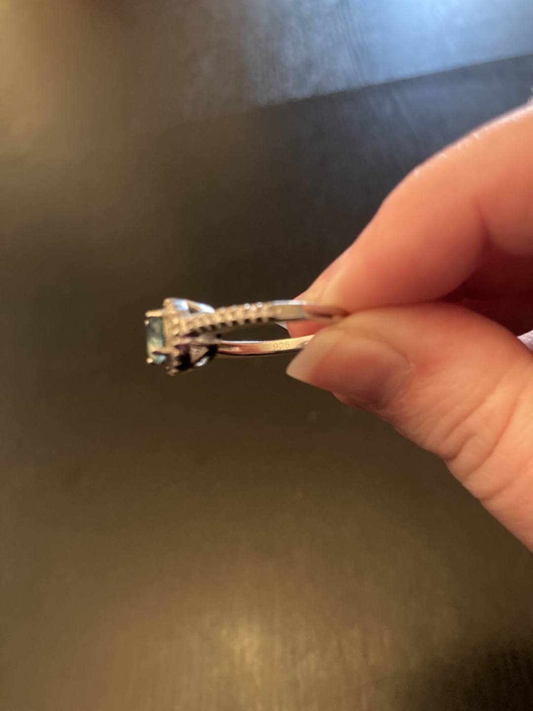 Sterling Silver Blue Topaz Ring - photo 3