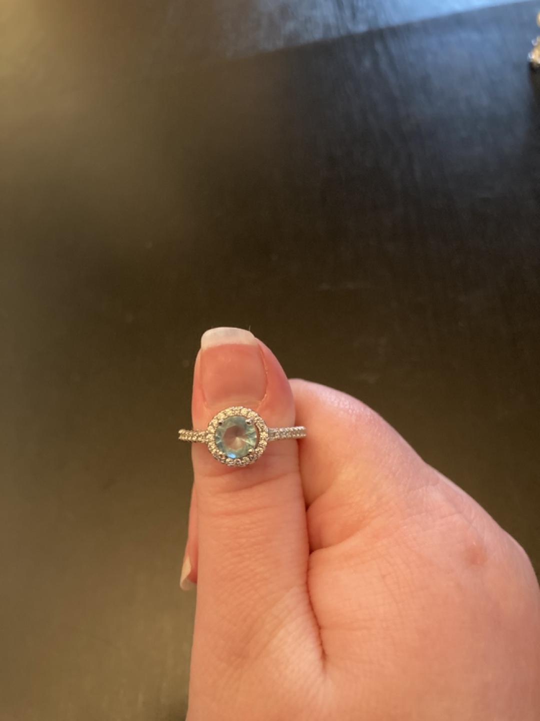 Sterling Silver Blue Topaz Ring - photo 2