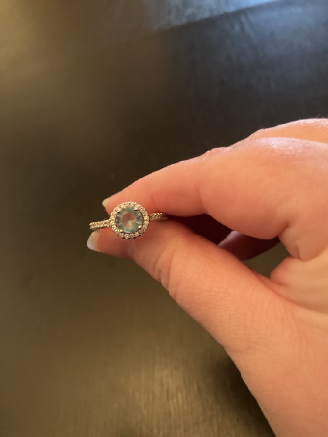 Sterling Silver Blue Topaz Ring