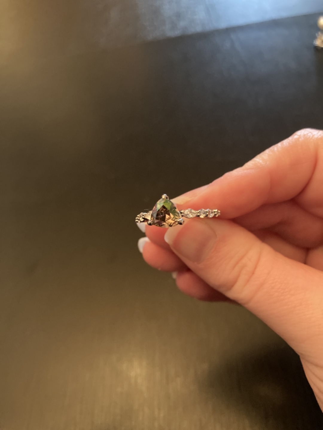 Green Pearlescent Ring