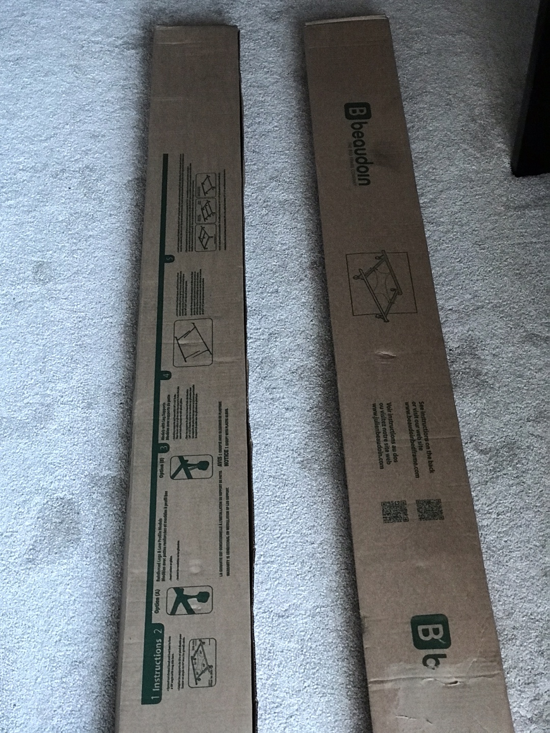 Retail selling: Beaudoin Bed Frame and Boxspring