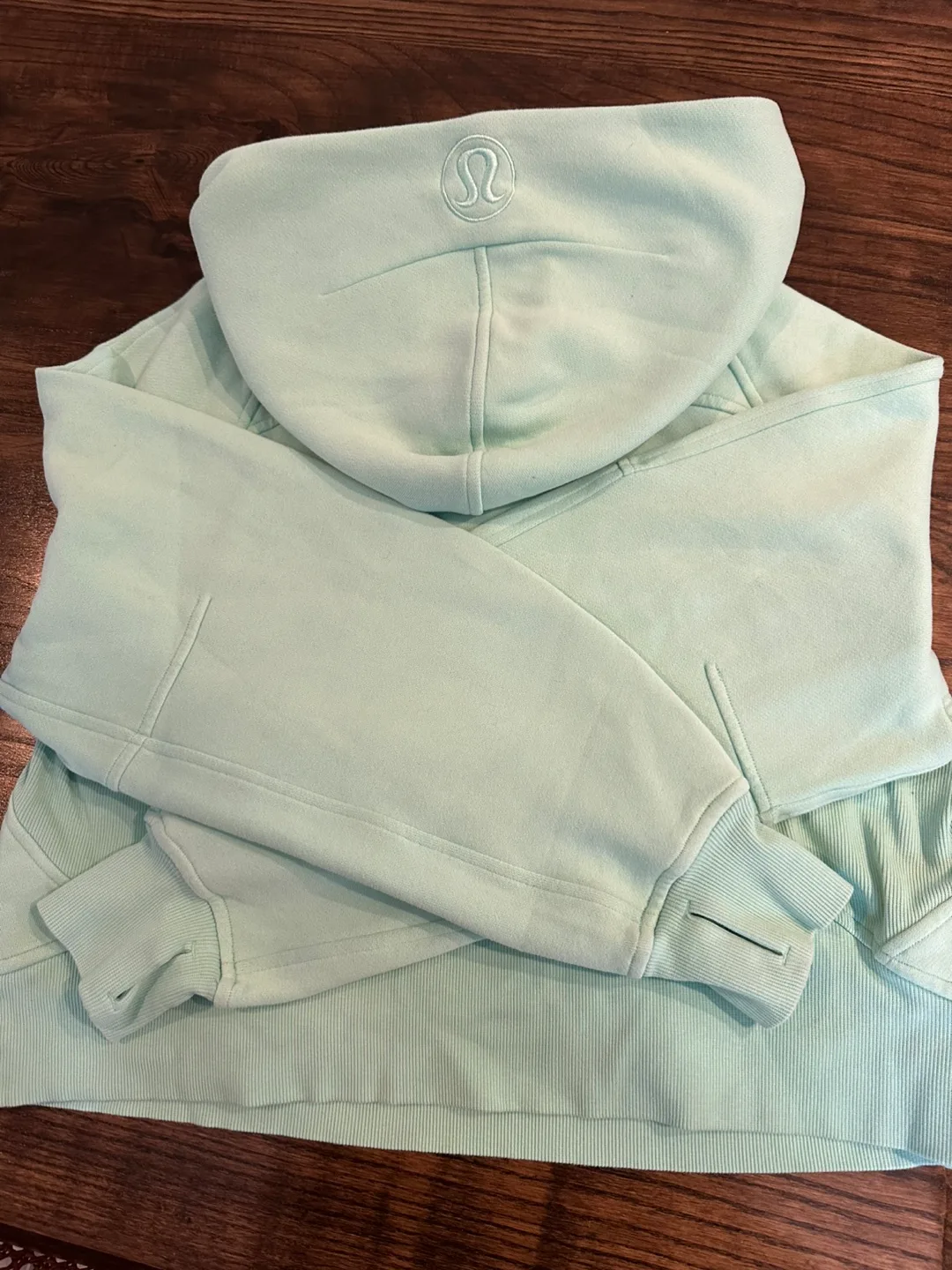 Lululemon oversized scuba half zipCropped Hoodie image indicator(2)