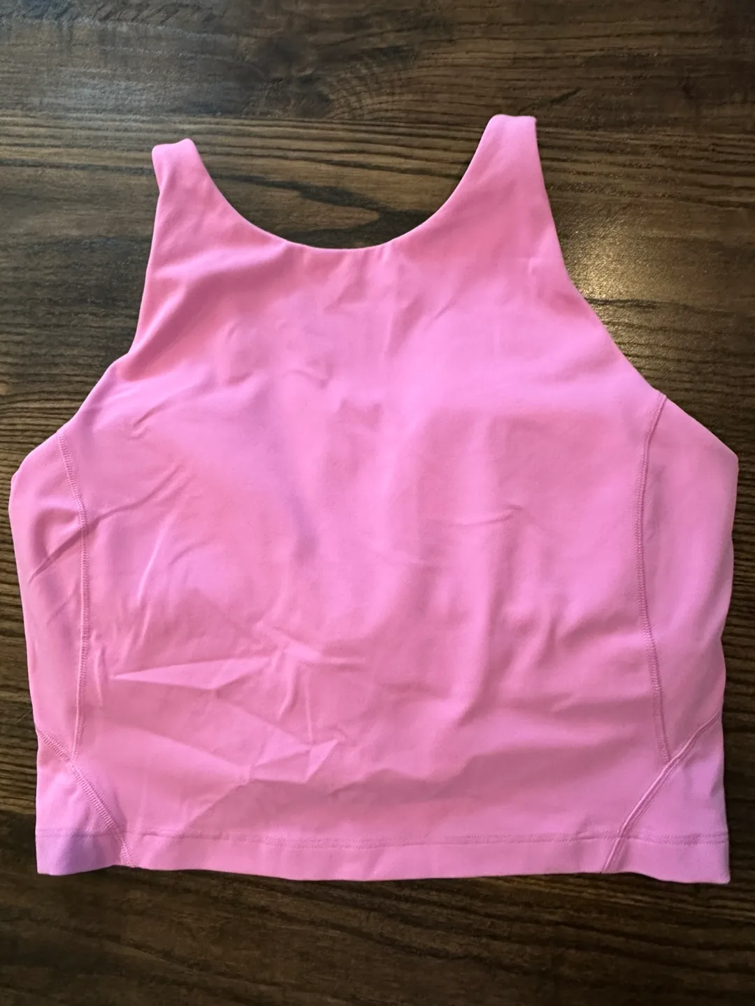 Lululemon Crop Tank Top high neck dahlia mauve pink image indicator(2)