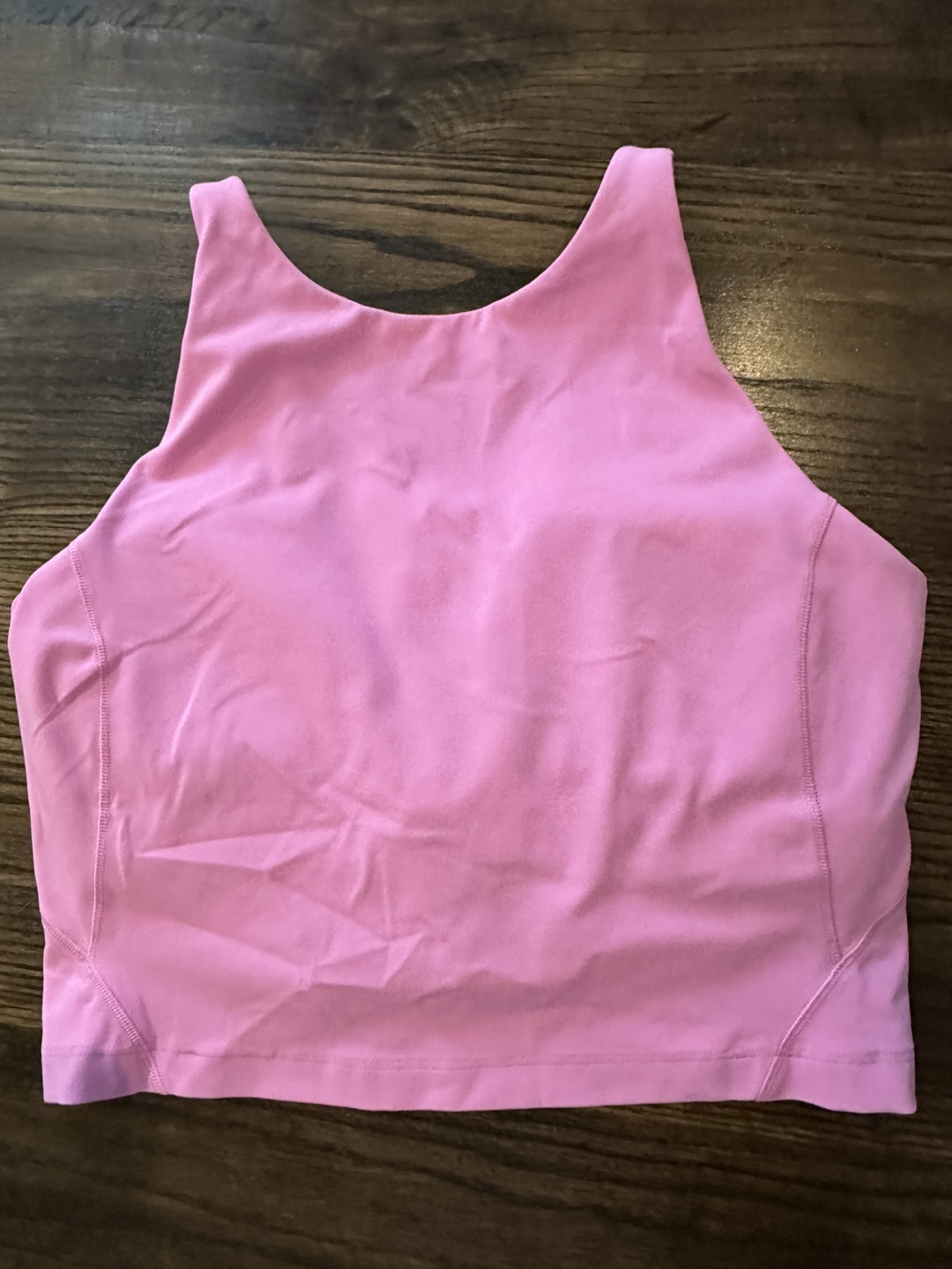 Lululemon Crop Tank Top high neck dahlia mauve pink