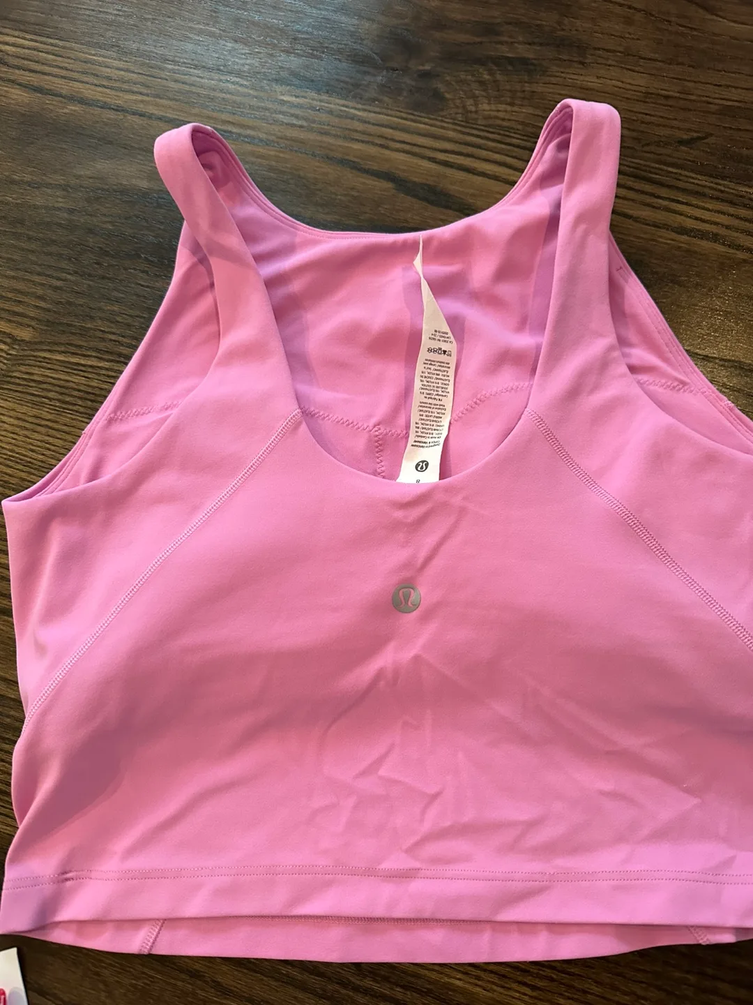 Lululemon Crop Tank Top high neck dahlia mauve pink image indicator(3)
