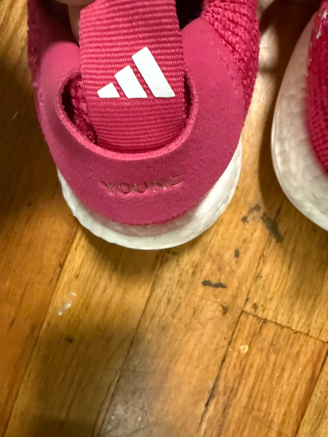 Adidas Young 1 Pink White Sneakers image indicator(3)