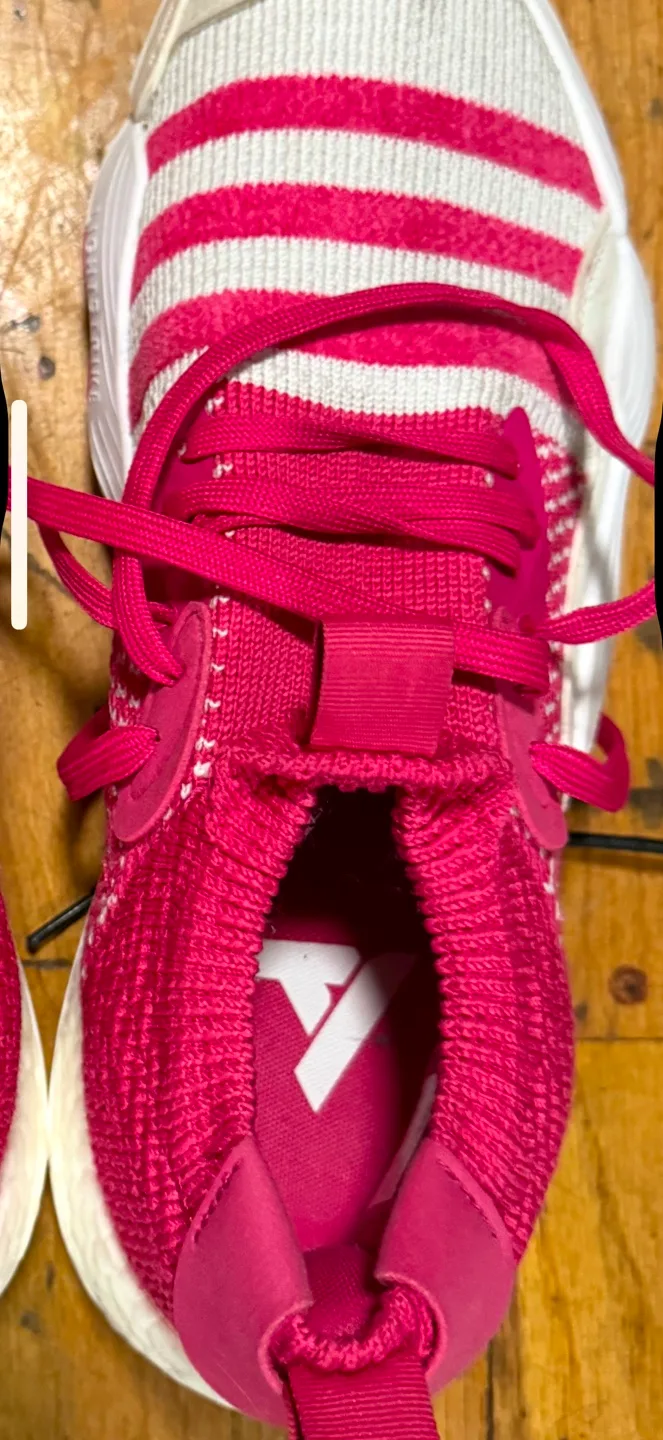 Adidas Young 1 Pink White Sneakers image indicator(9)