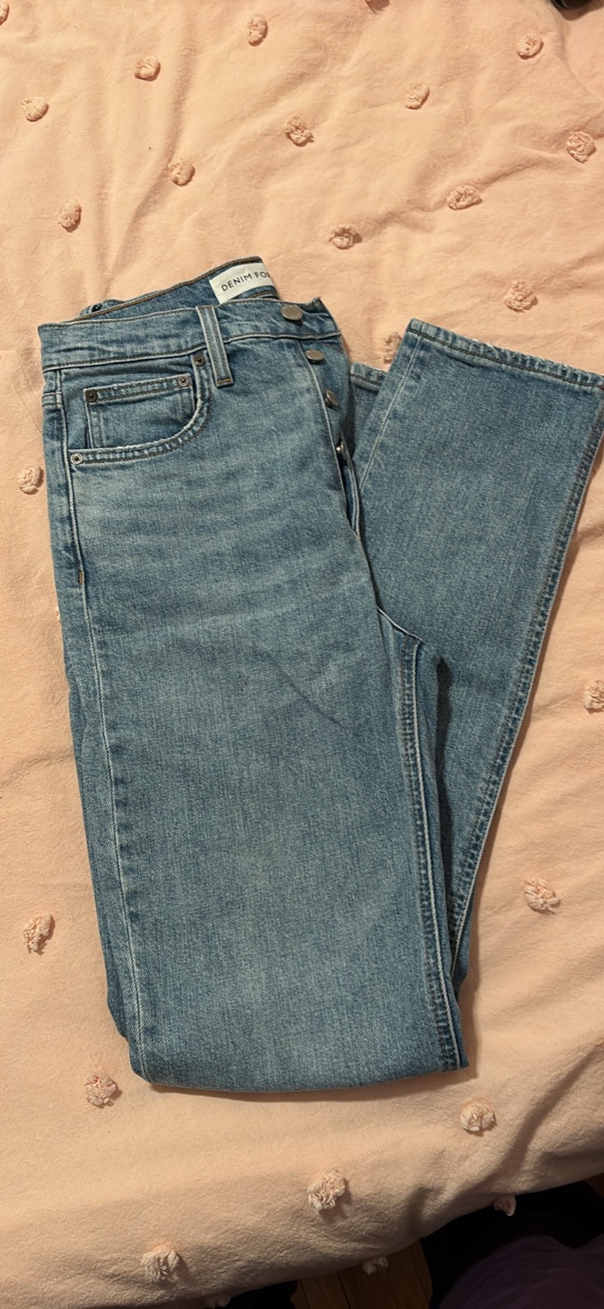 Denim Forum The Yoko High Rise Slim Jeans