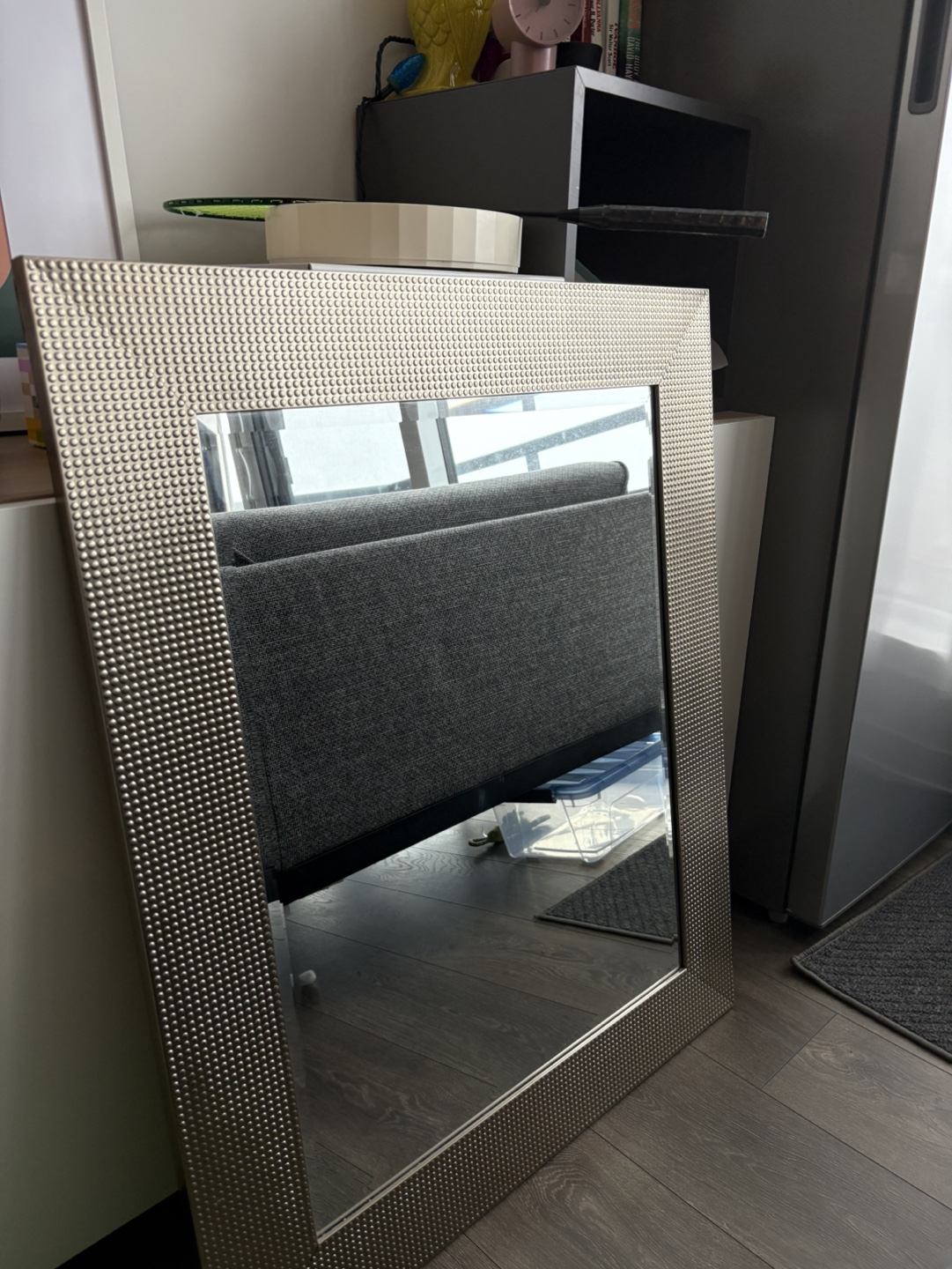 Gold Mirror with Decorative Frame