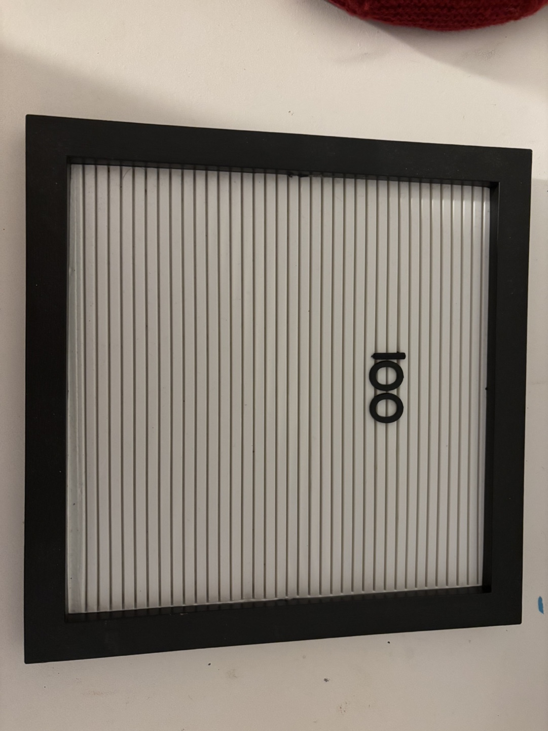 Letter Board with Black Frame