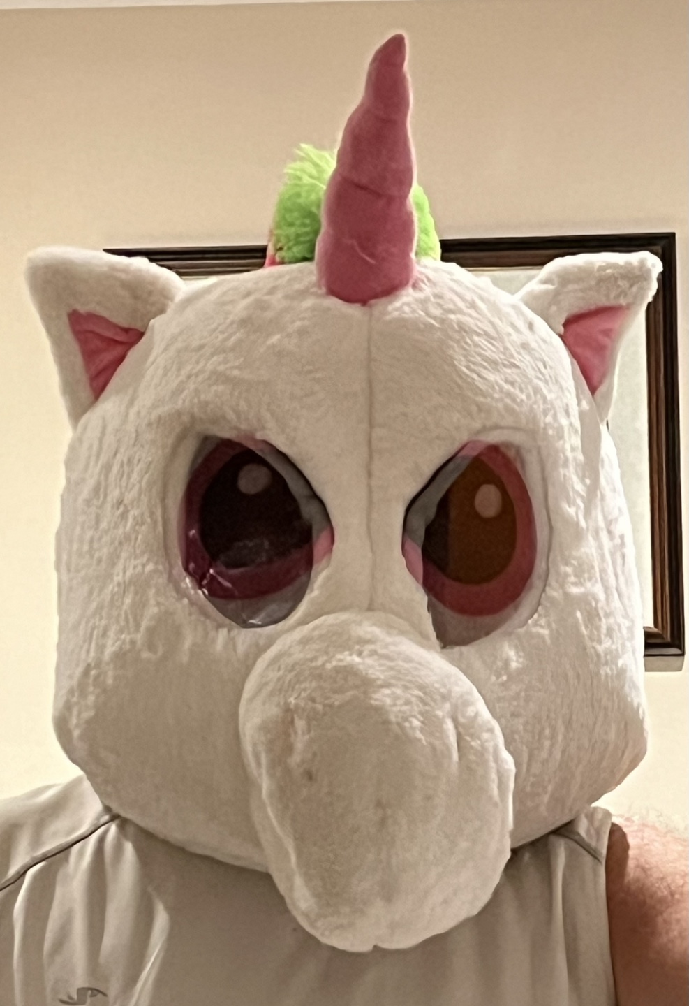 Unicorn Mascot Costume Head - photo 4