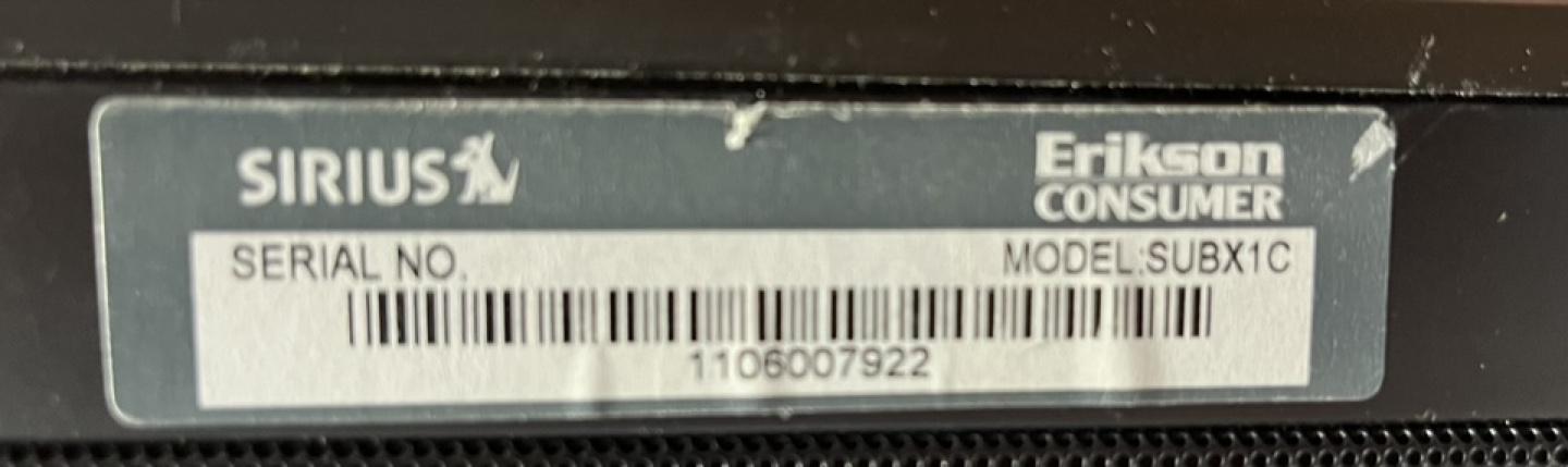 Sirius Satellite Radio Boombox - photo 4