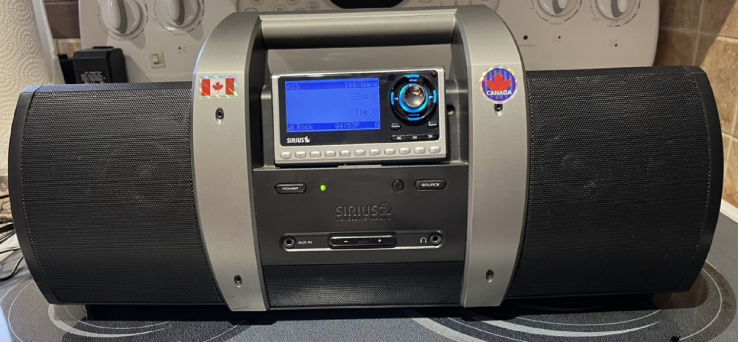 Sirius Satellite Radio Boombox