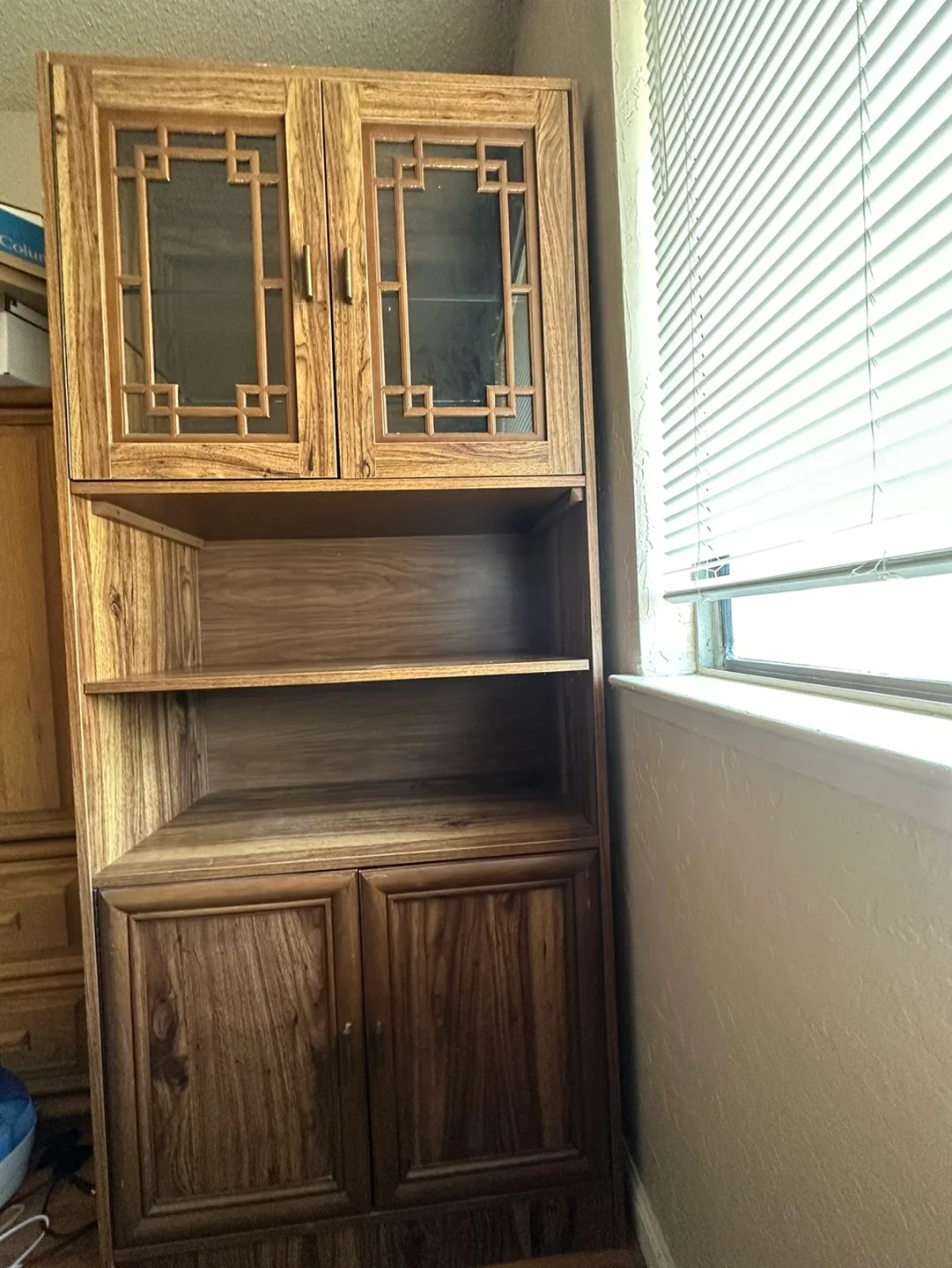 Wooden Cabinet with Glass Doors thumbnail