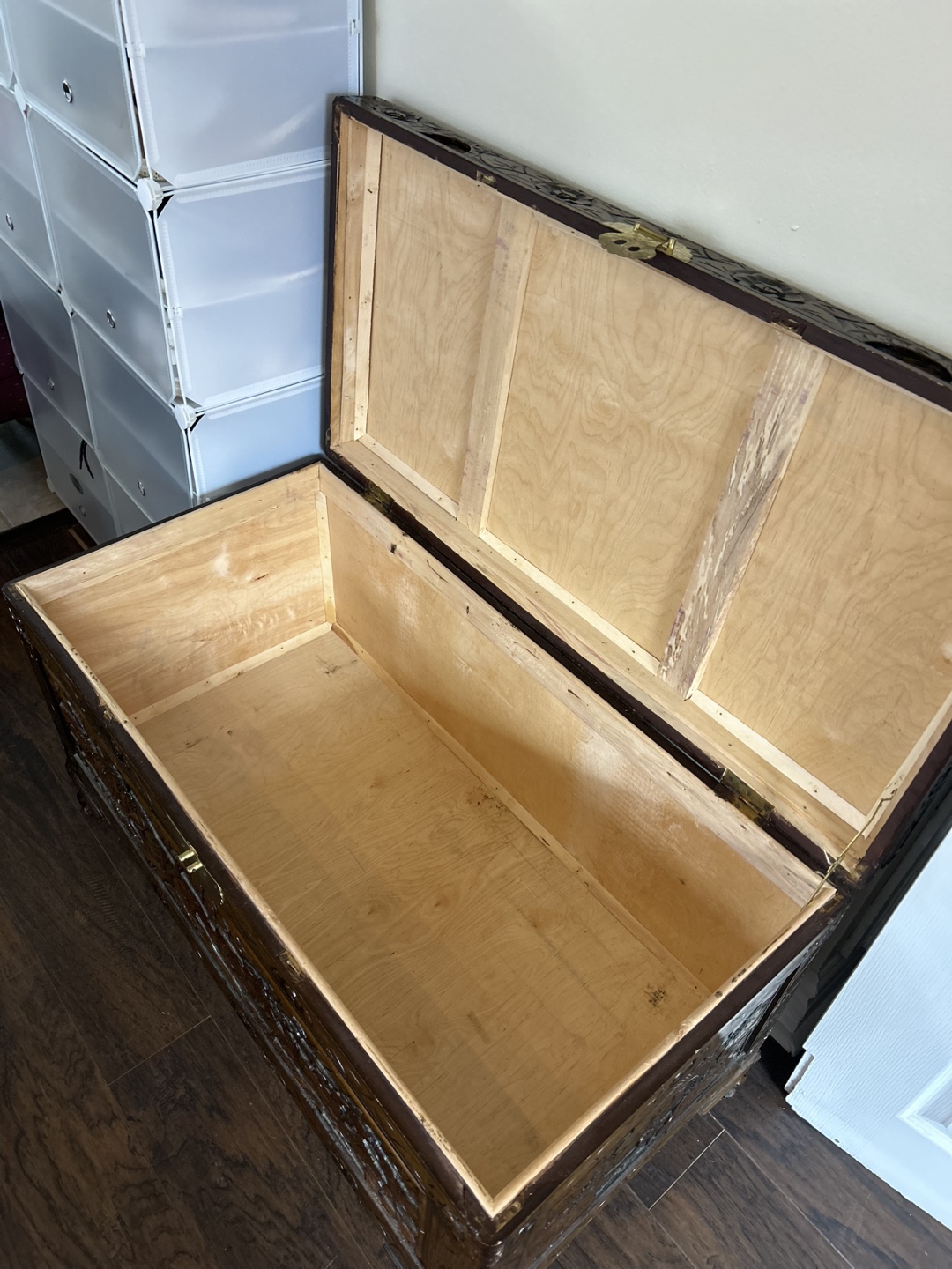 Antique Wooden Chest - photo 3