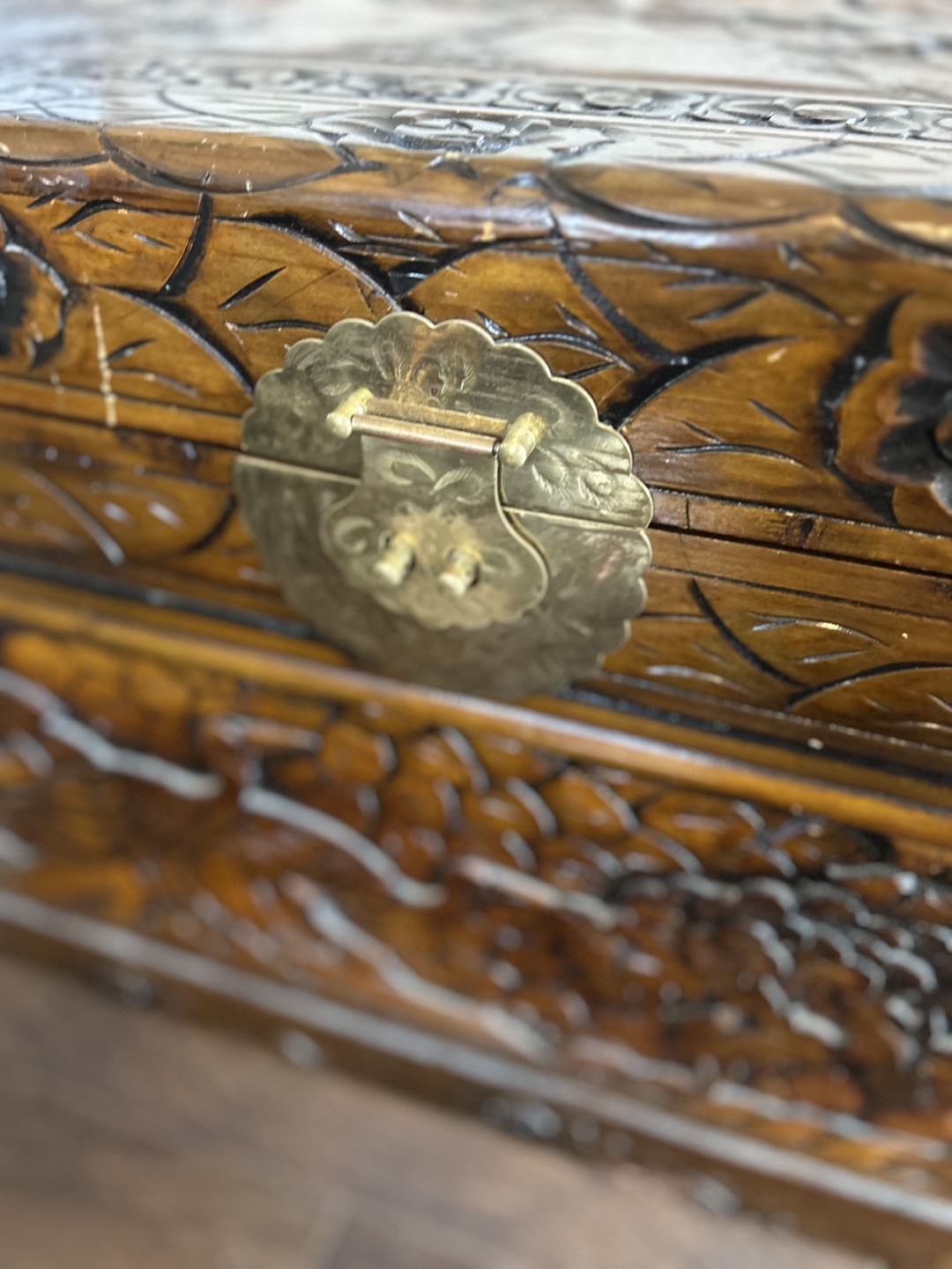 Antique Wooden Chest - photo 4
