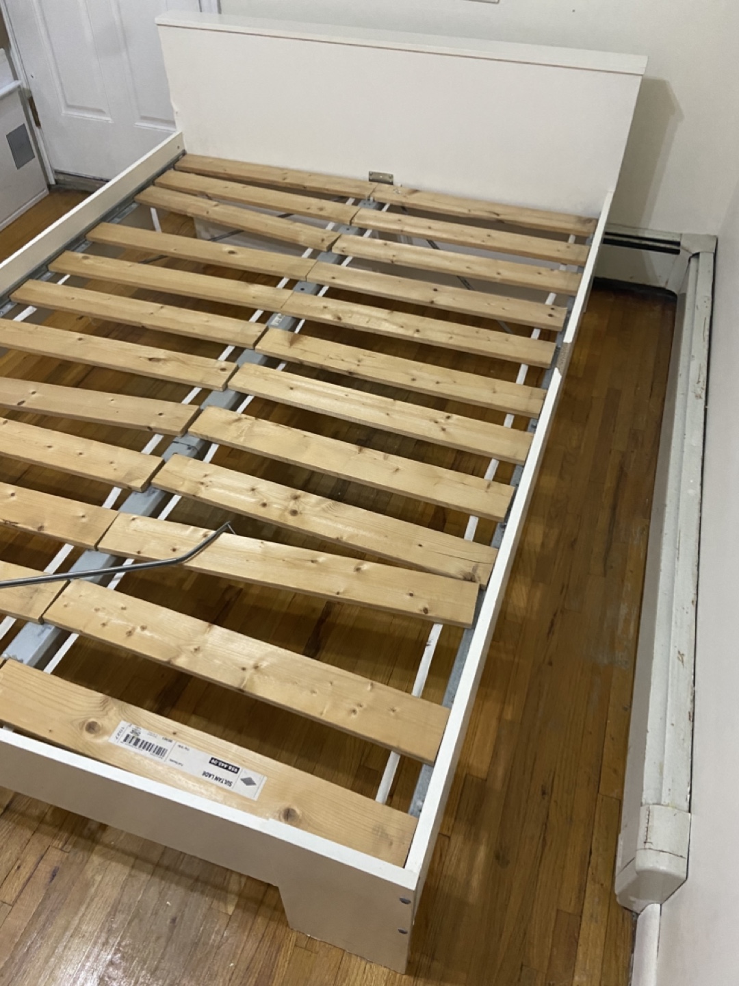 Full Size White IKEA Bed - photo 3