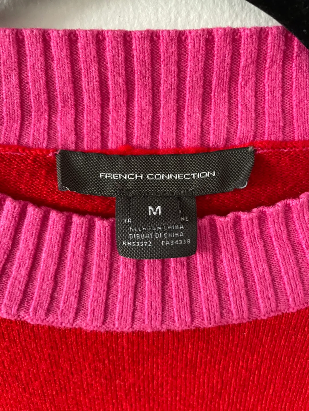 French Connection Red & Pink Sweater image indicator(2)